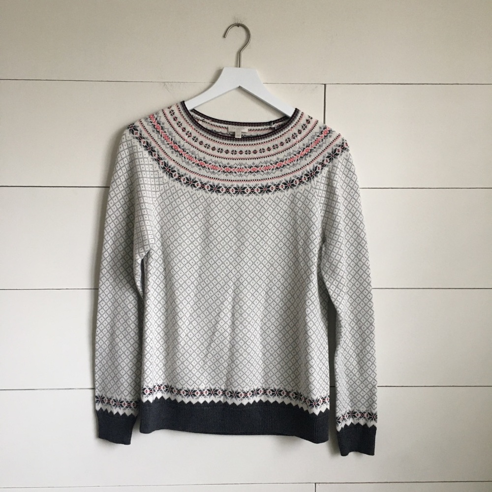 Talbots cotton sweater knit cardigan medium petite